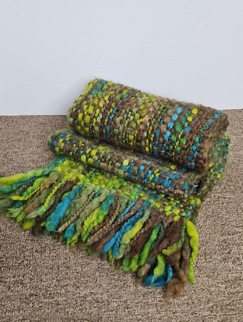 Manifattura Almar Boho Long Scarf Fringe Tassels Manifattura Almar Made In Italy